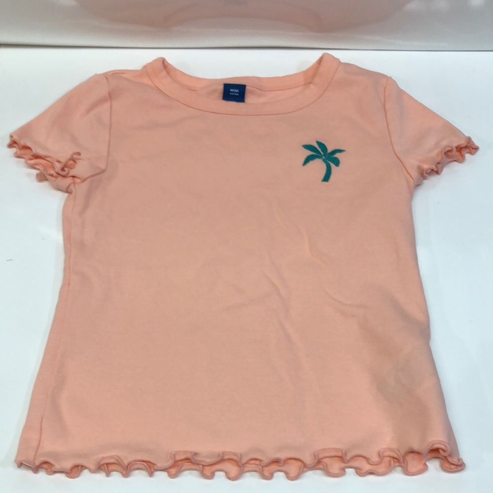 Old Navy Top: Peach with Palm Tree